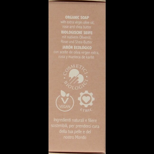 La Saponaria Zeep roos shea butter bio 100 Gram