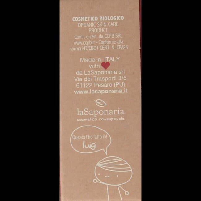 Savon bio rose et beurre de karité La Saponaria 100 g