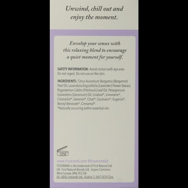 Huile pour diffuseur Tisserand Real Calm 9 ml