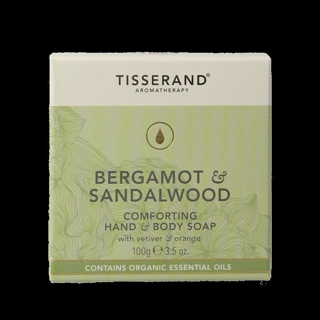 Zeep bergamot & sandelhout 100 Gram