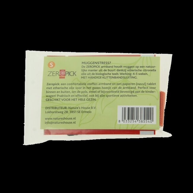 Bracelet Zeropick enfant orange taille S 1 pièce