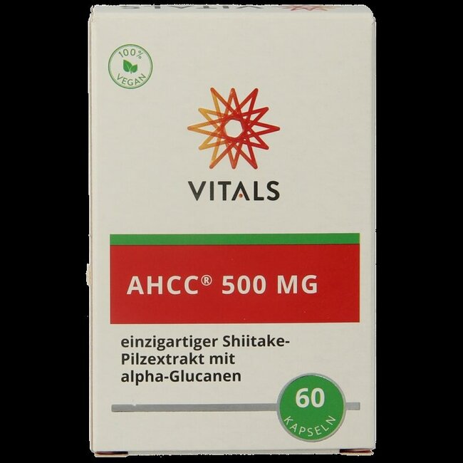 Vitals AHCC 500mg 60 Capsules