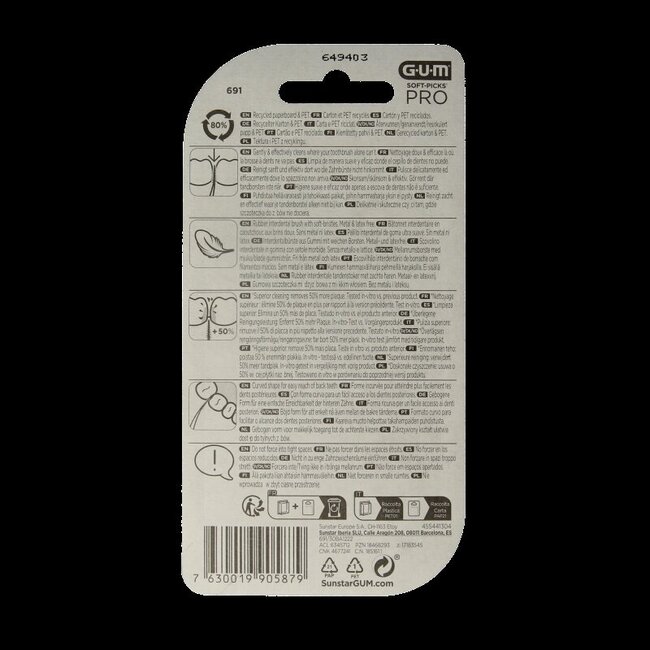 GUM Soft-Picks Advanced Pro Large 30 pièces