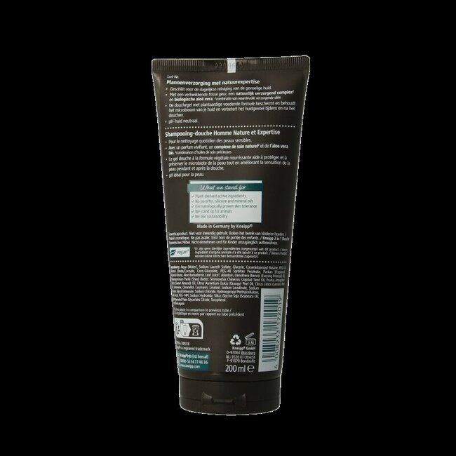 Kneipp Men douche 3 in 1 fresh & sensitive 200 Milliliter