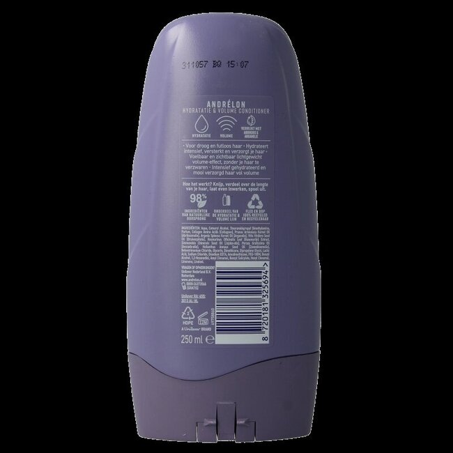 Andrelon Après-shampooing Hydratation & Volume 250 ml