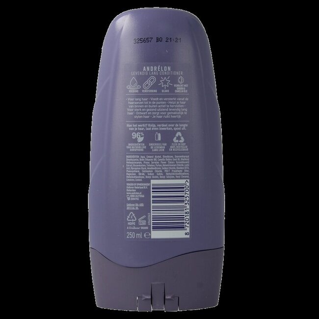 Andrélon Après-shampooing Cheveux Longs et Éclatants 250 ml