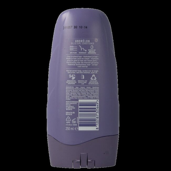 Après-shampooing Andrelon Huile & Boucles 250 ml