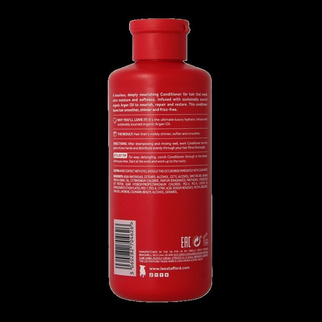 Après-shampooing nourrissant à l'huile d'argan Lee Stafford 250 ml