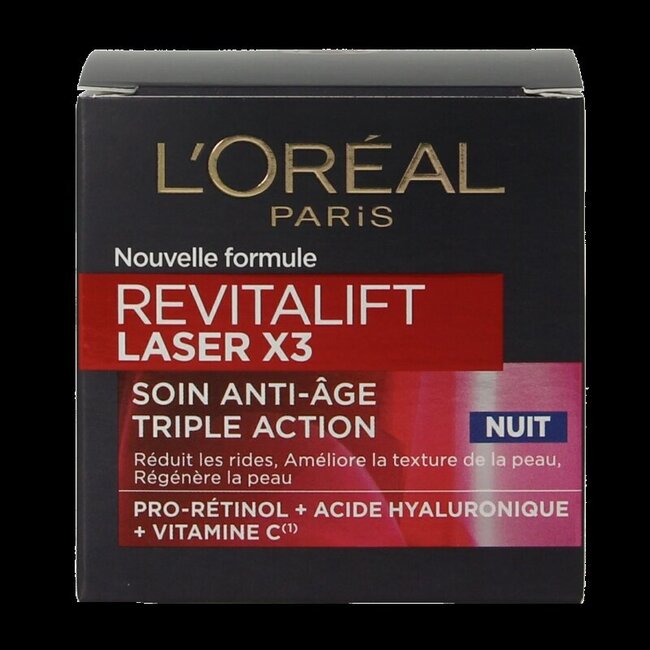 L'Oreal Paris Revitalift laser X3 nachtcreme 50 Milliliter