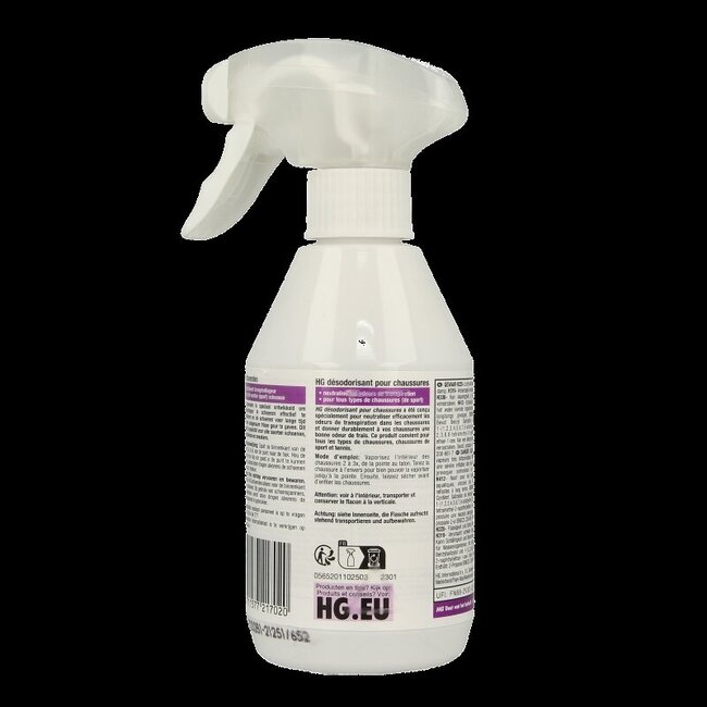 HG Désodorisant pour chaussures 250 ml