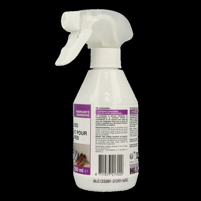 HG Désodorisant pour chaussures 250 ml
