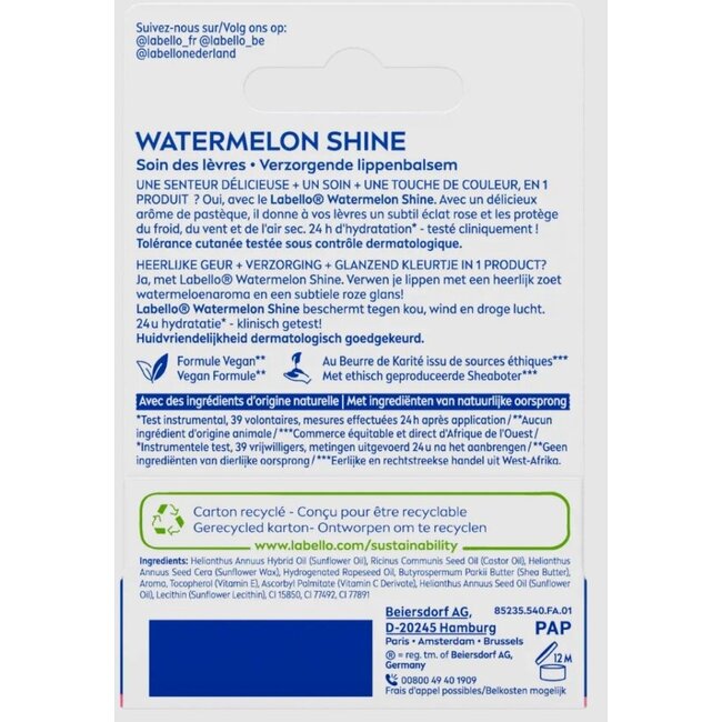 Labello Watermelon 4.8 Gram