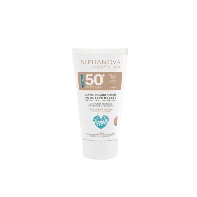 Sun bio tinted sunscreen cream nude SPF50+ 50 Gram