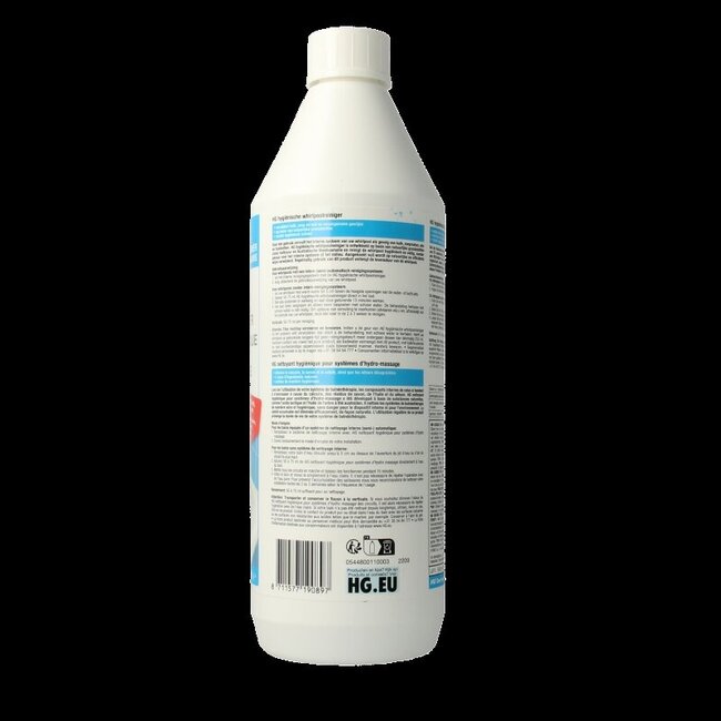 HG Hygienische whirlpool reiniger 1 Liter