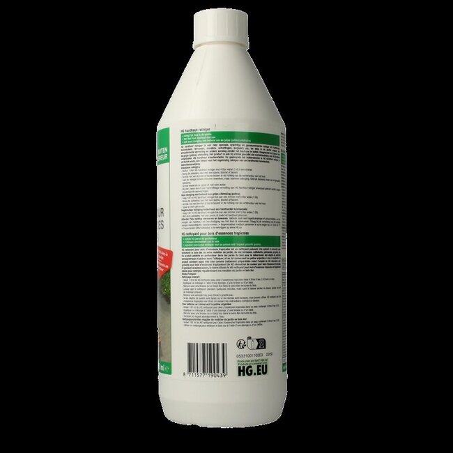 HG Hardhout reiniger 1 Liter