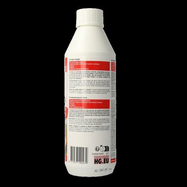 HG Koper reiniger 500 Milliliter