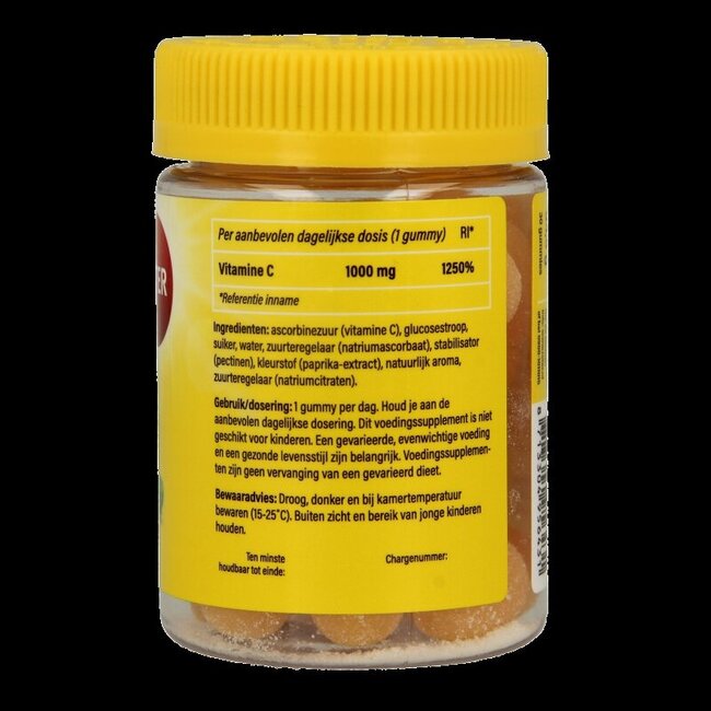 Roter Vitamine C 1000 mg gummies au citron 30 comprimés