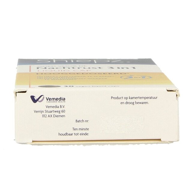 Shiepz Nachtrust 3-in-1 sterk 30 Tabletten