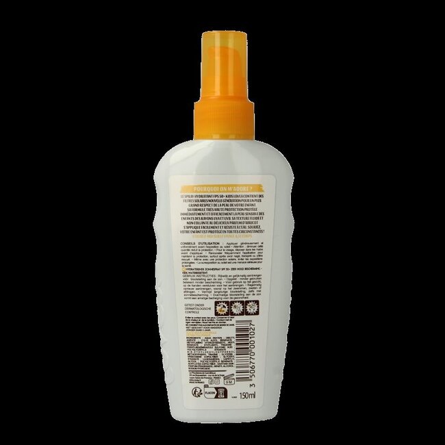 Lovea Moisturizing spray kids SPF50+ 150 Milliliter
