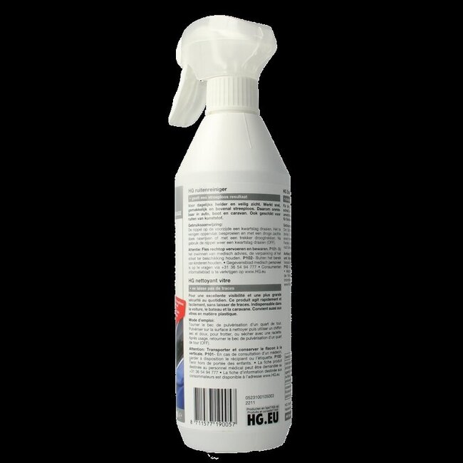 HG Nettoyant pour vitres 500 ml