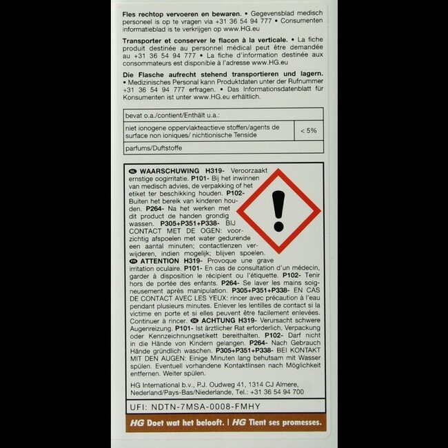 HG Parketreiniger 1 Liter