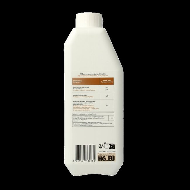 HG Nettoyant pour parquet extra fort 1 litre