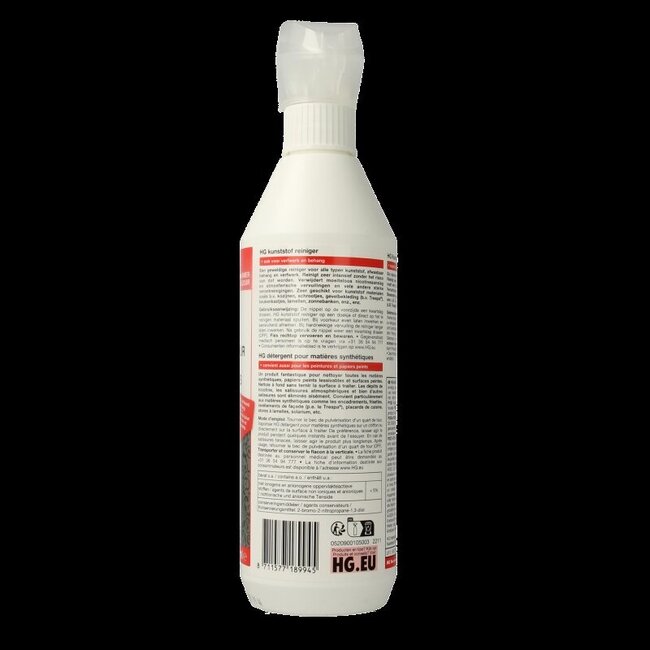HG Nettoyant pour matières synthétiques 500 ml