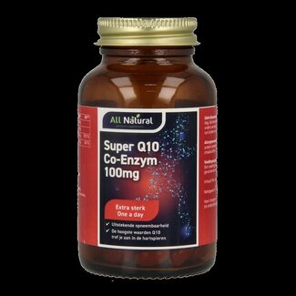 All Natural Super Q10 100mg Entièrement Naturel 60 Capsules