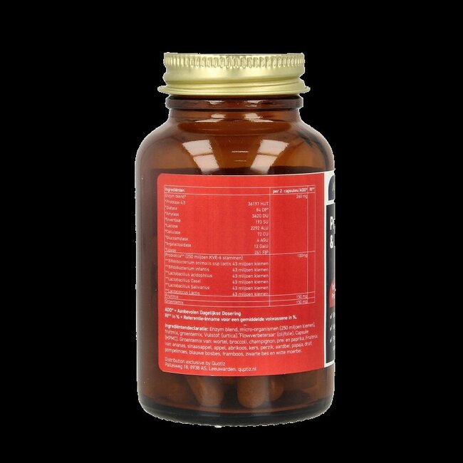 Probiotiques et enzymes All Natural 60 gélules végétales