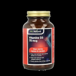 All Natural Vitamine D3 Naturelle 75 mcg 30 Gélules