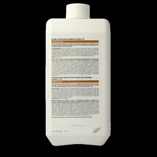 HG Tegel cementresten verwijderaar 1 Liter