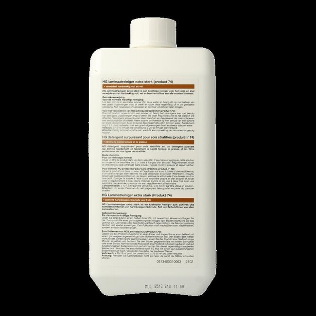HG Nettoyant pour stratifié extra fort 1 litre
