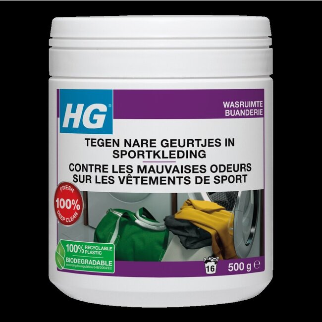 Tegen nare geurtjes sportkleding 500 Gram