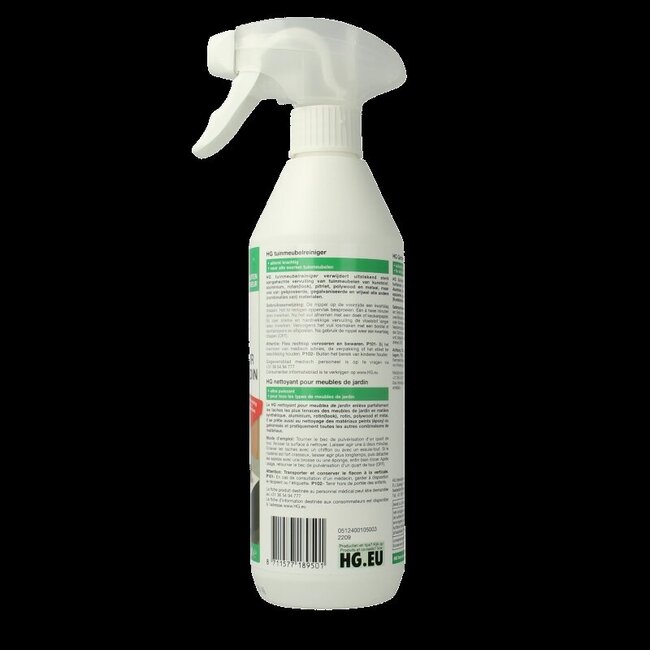 HG Nettoyant pour mobilier de jardin 500 ml