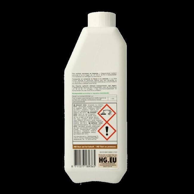 HG Tegelcementsluier verwijderaar 1 Liter