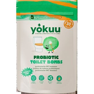 Yokuu Yokuu Bombe de toilette probiotique 30 tablettes