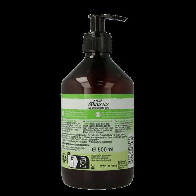 Alviana Savon liquide à la limette 500 ml