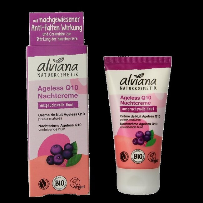 Alviana Crème de nuit anti-âge Q10 50 millilitres