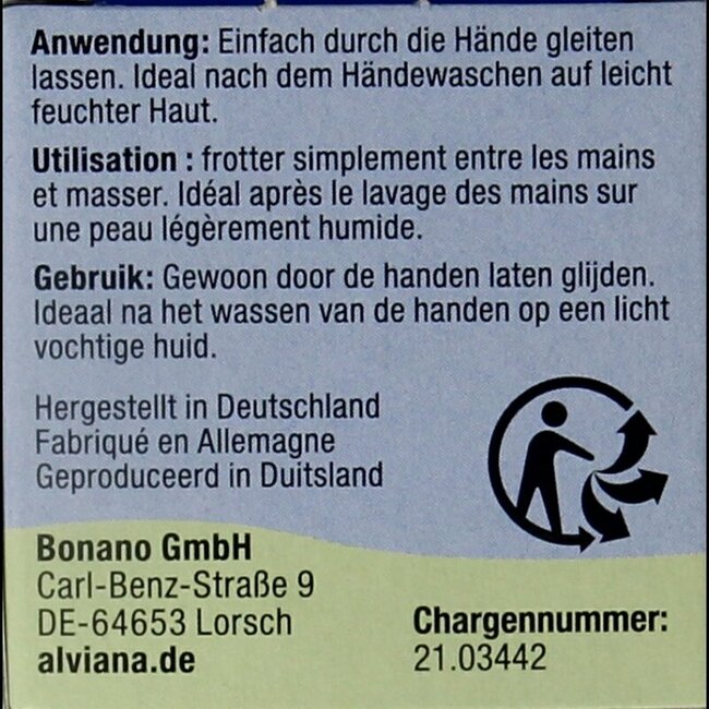 Alviana Jojobar mains 25 g