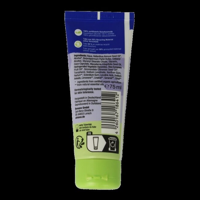 Crème mains Alviana repair & care 75 ml