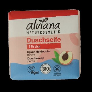Alviana Pain de savon douche Alviana pêche 100 g