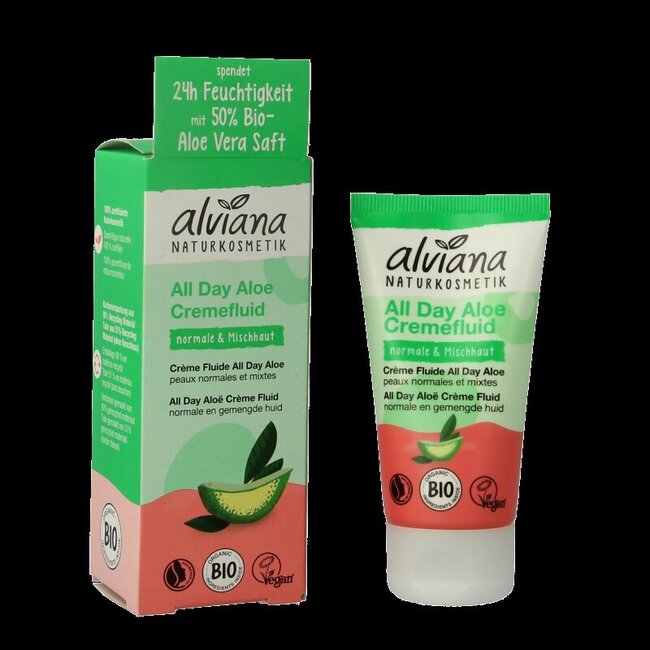 Alviana Fluide crème à l'aloe vera All day 50 ml