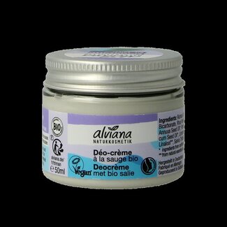 Alviana Crème déodorante Alviana à la sauge, 50 ml