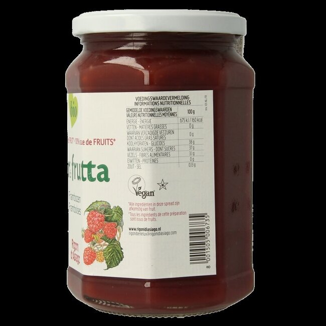 Fiordifrutta Frambozen bio 630 Gram