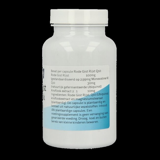 Nova Vitae Rode gist rijst + Q10 + knoflook 180 Vegetarische capsules