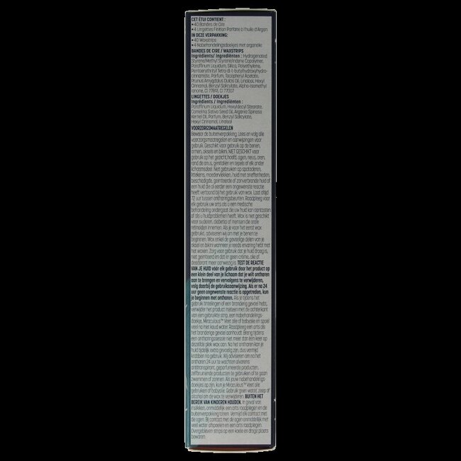 Veet Expert bandes de cire froide jambes peaux sensibles 40 pièces