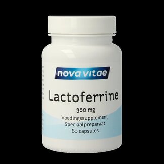 Nova Vitae Nova Vitae Lactoferrine 300 mg LPS vrij 60 Capsules