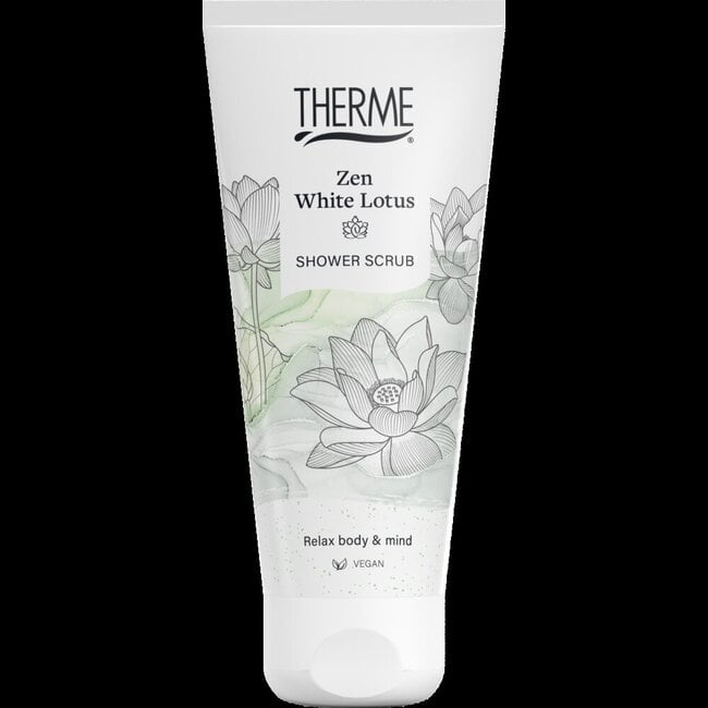 Zen white lotus shower scrub 200 Milliliter
