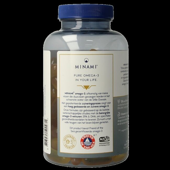 Minami MorEPA platinum + vitamine D3 120 Softgels