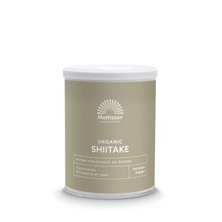Mattisson Shiitake poeder bio 100 Gram
